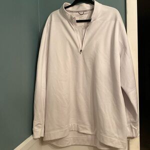 Nike golf 3XL white quarter zip - long sleeve - great condition